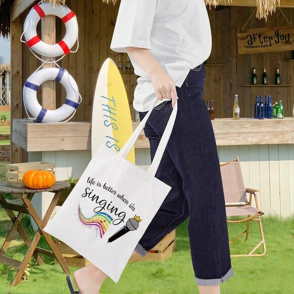 Inspirational Singing Cosmetic Bag - Gift for Musicians and Vocal Enthusiasts - Picture 7 of 7